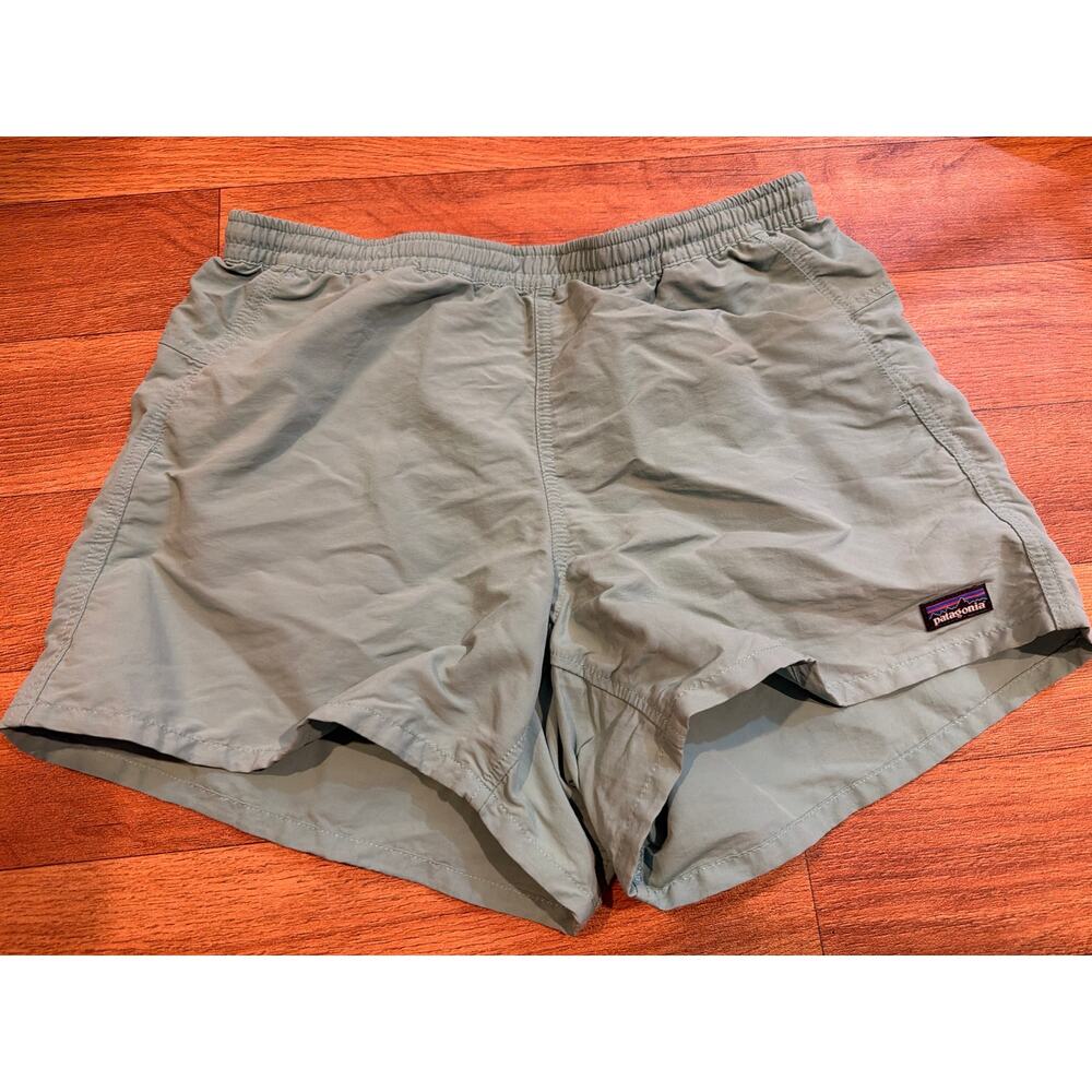 Womens Patagonia Baggies Shorts 5 In. Fresh Teal Size M Running Sustainable